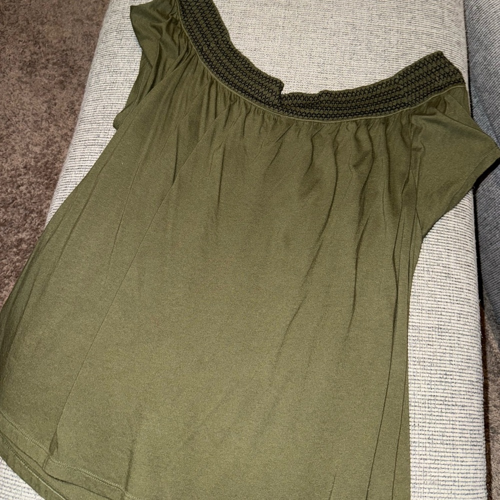 Old Navy Olive Green Top
